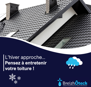 L’hiver approche : pensez à faire vérifier votre toiture ! 🏠