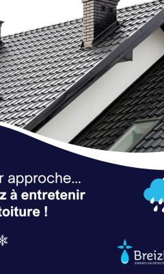 L’hiver approche : pensez à faire vérifier votre toiture ! 🏠